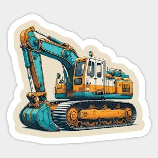 Excavator Sticker